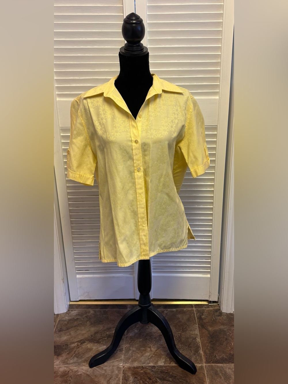 ✨✨Alia Yellow Floral Pattern Shirt